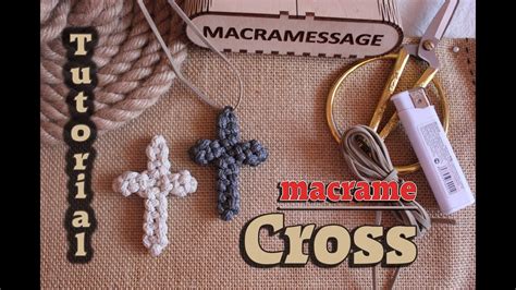 Tutorial Macrame Cross | DIY | Макраме Своими руками. - YouTube