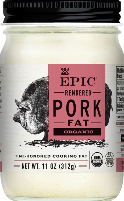 Epic Rendered Pork Fat -- 11 oz - Vitacost