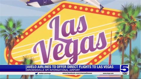 Avelo Airlines announces direct flights to Las Vegas from Brownsville ...