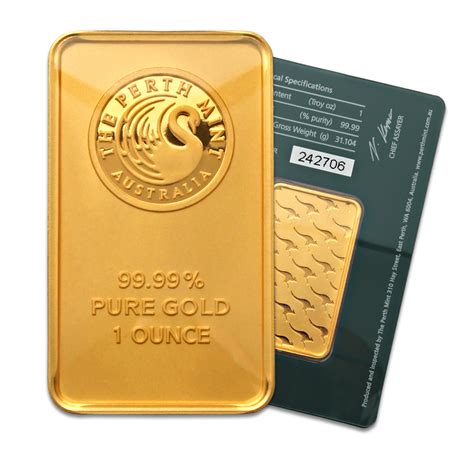 Perth Mint 1 oz Gold Bar | Buy Perth Mint One Ounce Gold Bars