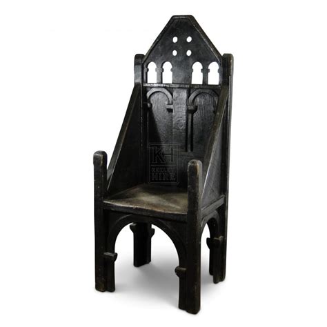 Medieval Prop Hire » High Back Throne Chair - Keeley Hire