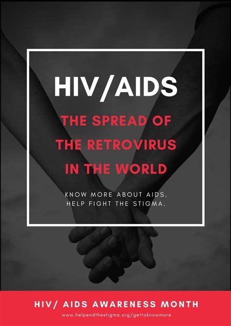 Free, custom printable HIV / AIDS poster templates | Canva