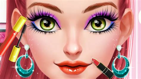 لعبة المكياج💄وتلبيس👗 دُمى الأزياء والموضةGlam doll makeover..مع نونه😍 - YouTube