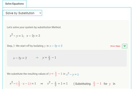 Quadratic Simultaneous Equations Solver