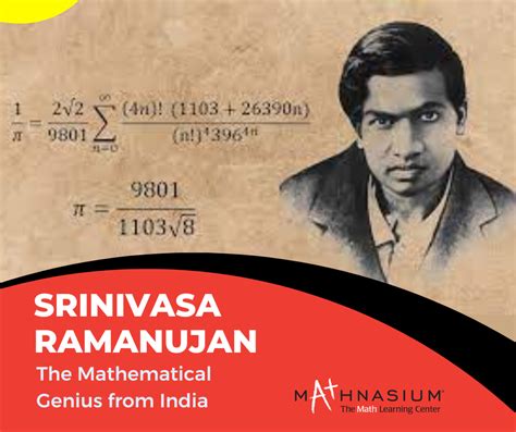 Srinivasa Ramanujan: The Mathematical Genius from India