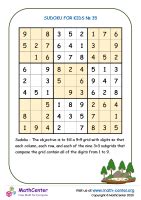 Sudoku No.1 | Games | Math Center