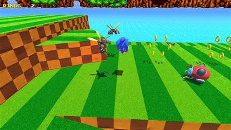 Sonic the Hedgehog in 3D by Distracted Coder