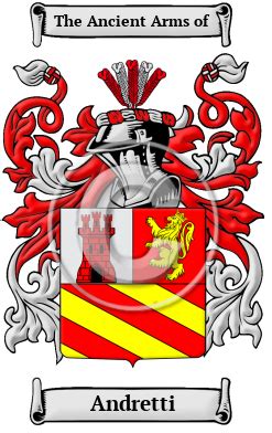 Andretti Name Meaning, Family History, Family Crest & Coats of Arms