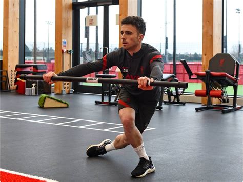 Gallery: Diogo Jota continues rehab work at AXA Training Centre ...