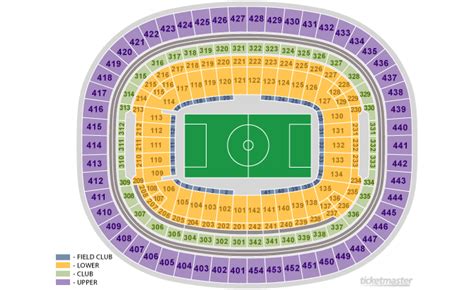 FedExField, Landover MD | Seating Chart View