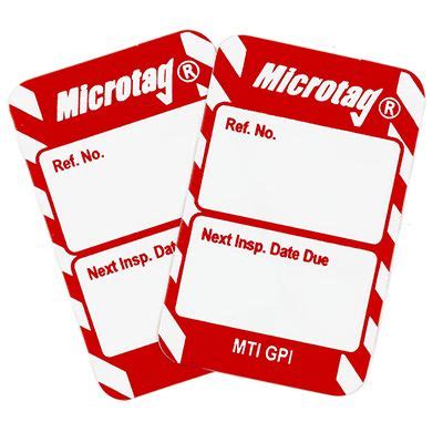 Microtag Inserts - Next Inspection Date Due | Scafftag.co.uk