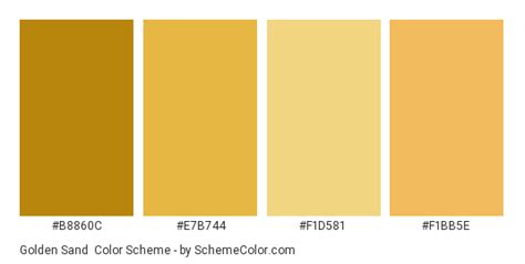 Golden Sand Color Scheme » Brown » SchemeColor.com