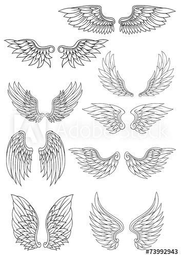 angel wings drawing outline - End Cyberzine Photogallery