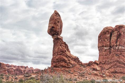 Balanced Rock Arches National Park Utah - Lovebugs and Postcards