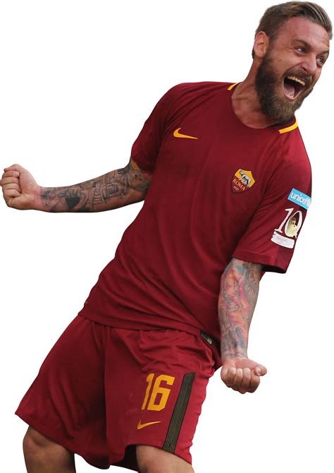 Daniele De Rossi AS Roma football render - FootyRenders