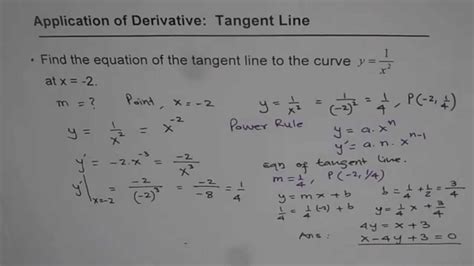 Equation Of Tangent Line Partial Derivative