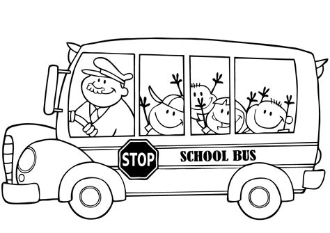 School Bus Coloring Pages - Coloring Pages For Kids And Adults Truck Coloring Pages, Coloring ...