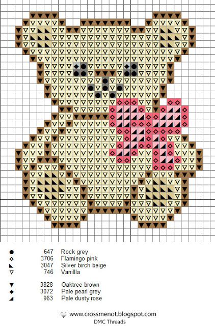 Adorable Teddy – Cross-Stitch