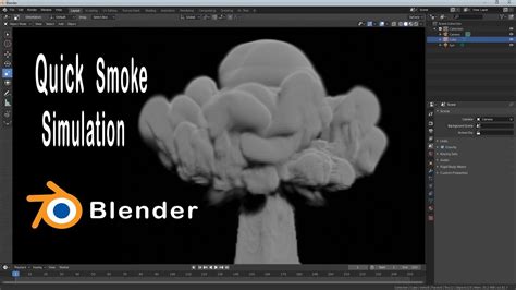 How To Make Smoke In Blender 2 82 / Quick Smoke Simulation in Blender ...