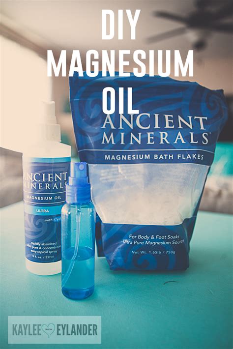 DIY Magnesium Oil