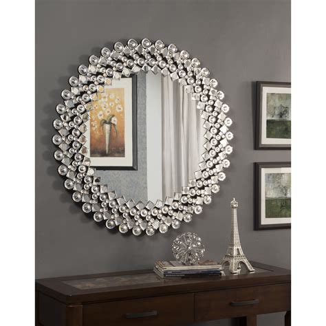 You'll love the Round Crystal Wall Mirror at Wayfair - Great Deals on all Décor products with ...