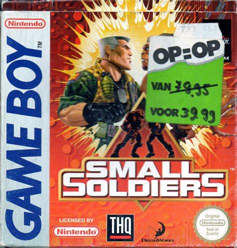 Small Soldiers (1998) Game Boy box cover art - MobyGames