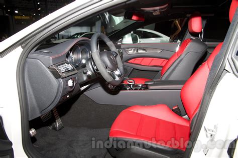 2015 Mercedes CLS 63 AMG interior at the 2014 Moscow Motor Show