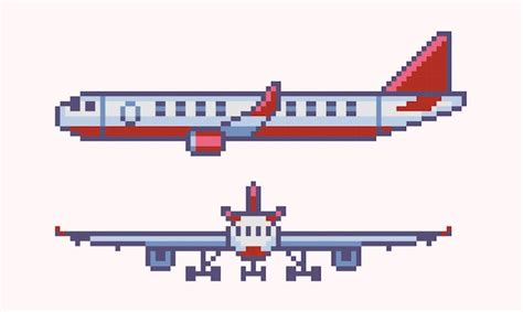 Pixel Art Plane Images - Free Download on Freepik