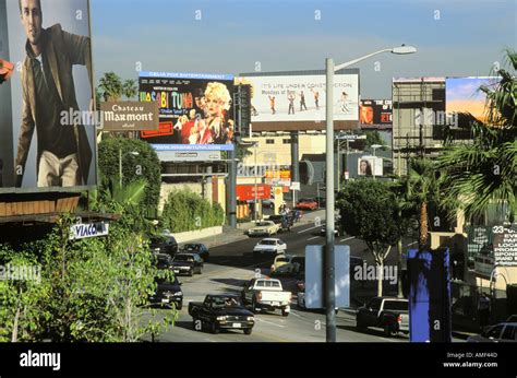 Sunset Strip Sunset Boulevard West Hollywood Los Angeles California ...