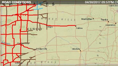 Many roads closed in western Kansas following heavy snow