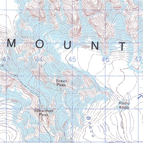 Mount Waddington, BC (092N06 CanMatrix) Map by Natural Resources Canada | Avenza Maps