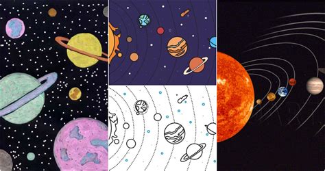 20 Easy Solar System Drawing Ideas - How to Draw