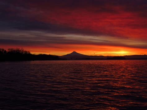 Mountain Lake Sunset Royalty-Free Stock Photo