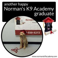 All graduates from any class at Norman's K9 Academy receive a ...