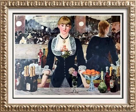 Edouard Manet A Bar at the Folies-Bergere c.1881 Fine Art Print