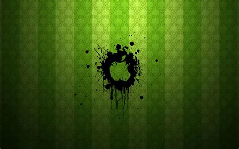 Abstract Green Apple Logo wallpaper | brands and logos | Wallpaper Better