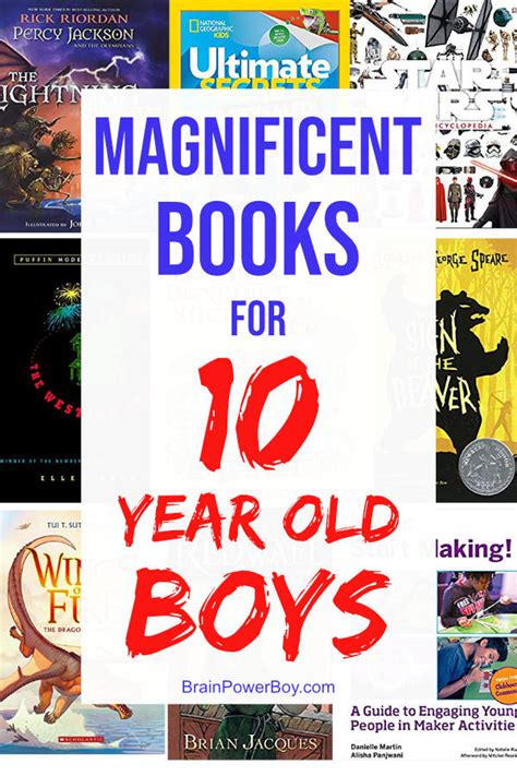 Best Books for 10 Year Old Boys: Magnificent Books He Shouldn't Miss