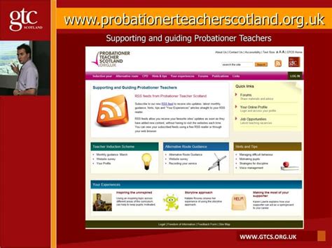 Probationer Teacher Scotland Website Presentation | PPT | Free Download