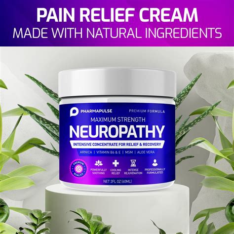 Buy Neuropathy Nerve & Pain Relief Cream – Maximum Strength Pain Cream for Feet, Hands, Legs ...