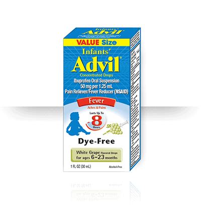 Advil Dosage Charts for Infants and Children