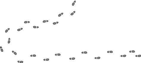 Footprint Trail Clip Art