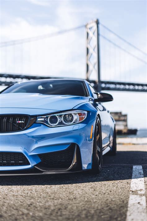 Bmw M4 Blue Wallpaper Desktop Wallpaper Bmw M4, On Road, Blue Car, 4k ...