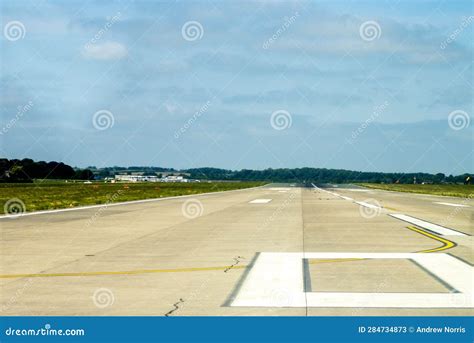 Airport Runway View stock image. Image of transport - 284734873