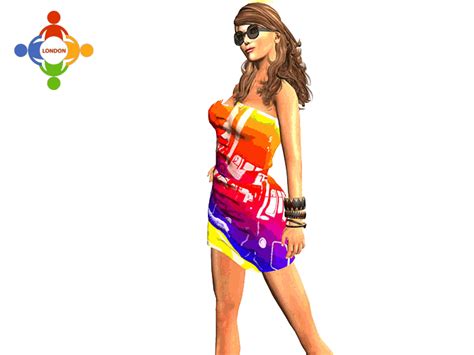 Second Life Marketplace - Mesh Mayfair Strapless Summer Dress