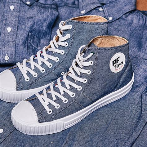 PF Flyers x Gitman Vintage Denim Sneaker Collab - Gear Patrol