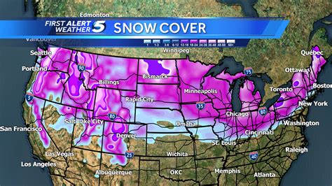 Current U.S. snow cover 38 percent more than last month