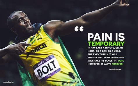 Wallpaper yellow jersey with text overlay, Usain Bolt, running, motivati… | Running motivation ...