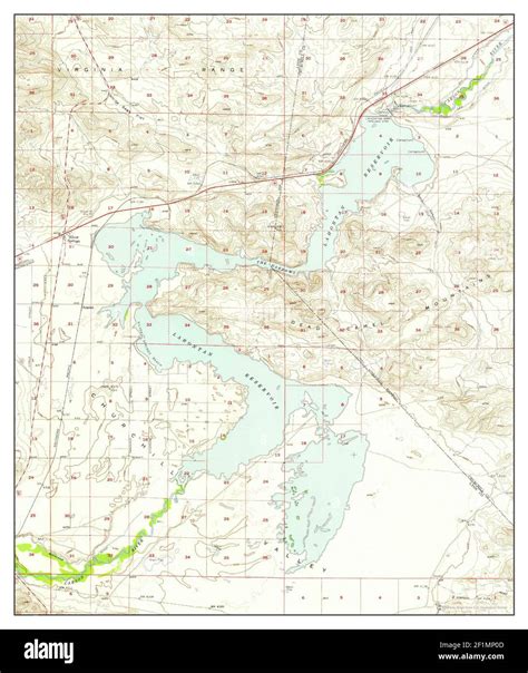 Silver Springs, Nevada, map 1957, 1:62500, United States of America by Timeless Maps, data U.S ...