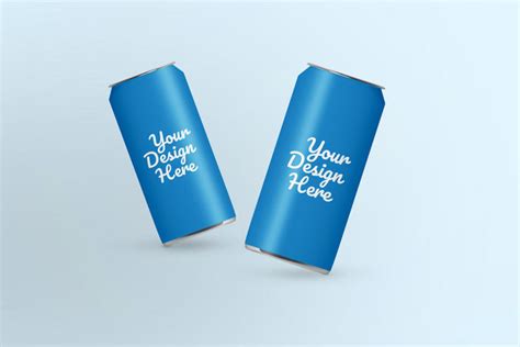 Beverage Can Mockup Free Download - Creativetacos