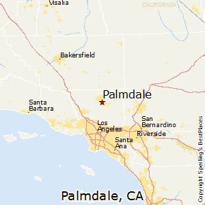 Palmdale Ca Map | Color 2018